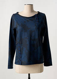 T-shirt manches longues manches longues bleu KOKOMARINA femme