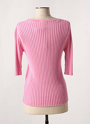 Pull stretch manches 3/4 rose AGATHE & LOUISE femme