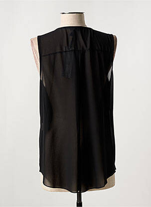 Gilet sans manche col v noir QUATTRO femme