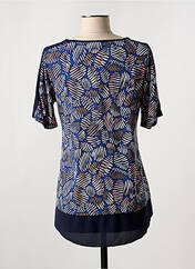 Tunique manches courtes bleu HALOGENE pour femme seconde vue