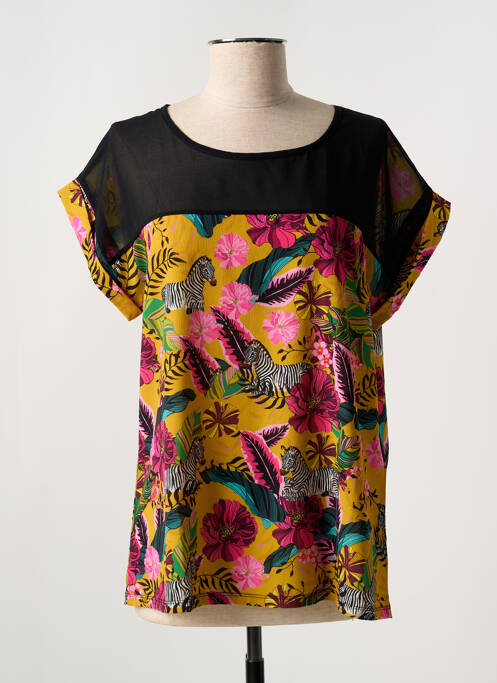 Blouse jaune MISS SIDECAR pour femme