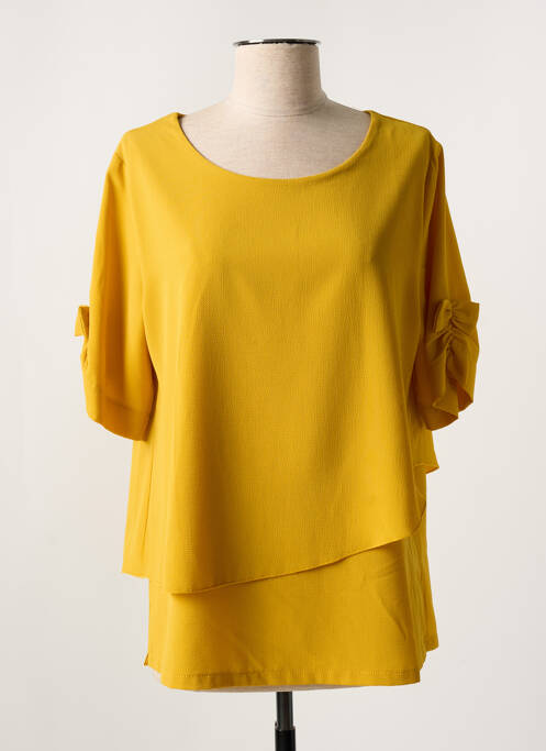 Top jaune HALOGENE pour femme