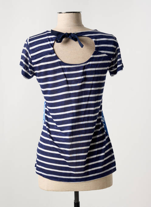 T-shirt bleu MISS SIDECAR pour femme