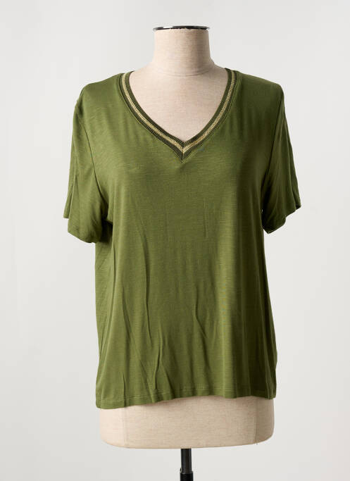 T-shirt vert MARINA V pour femme