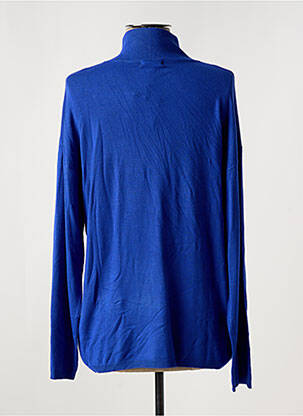 Pull coupe cintrée manches longues bleu ODEMAI femme