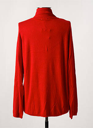 Pull coupe cintrée manches longues rouge ODEMAI femme