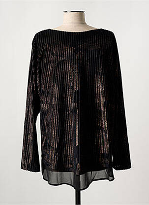 Blouse manches longues manches longues noir JAZZ femme