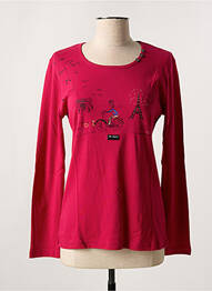 T-shirt manches longues manches longues rose COTE ANGLAISE femme