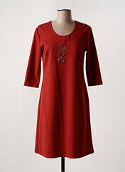 Robe mi-longue marron HALOGENE pour femme seconde vue