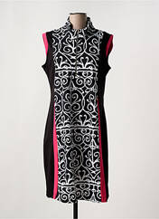 Robe mi-longue noir DOLCEZZA pour femme seconde vue