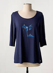 Top bleu DIVAS pour femme seconde vue