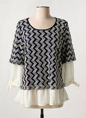 Top bleu ME pour femme seconde vue