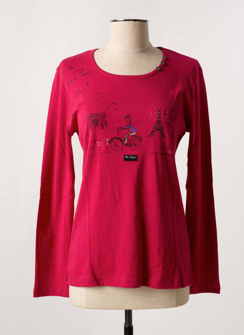 T-shirt manches longues manches longues rose COTE ANGLAISE femme