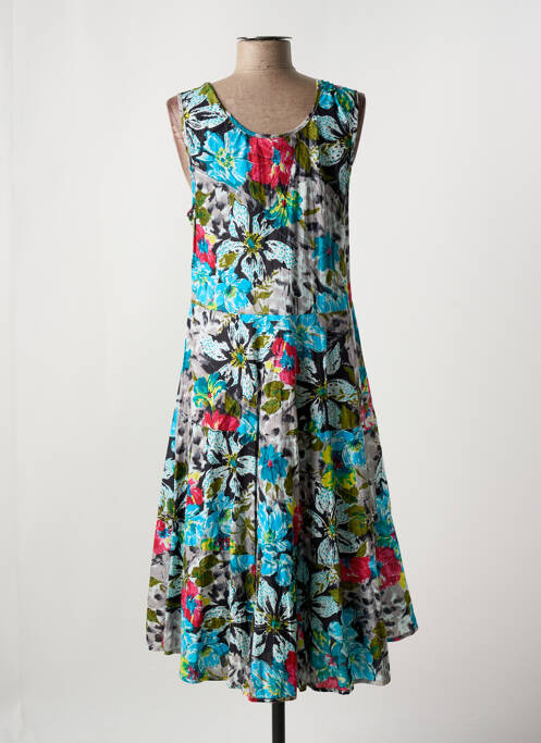 Robe longue bleu DRESS ADDICT pour femme