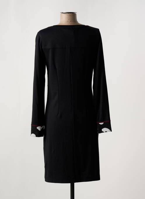 Robe mi-longue noir DOLCEZZA pour femme