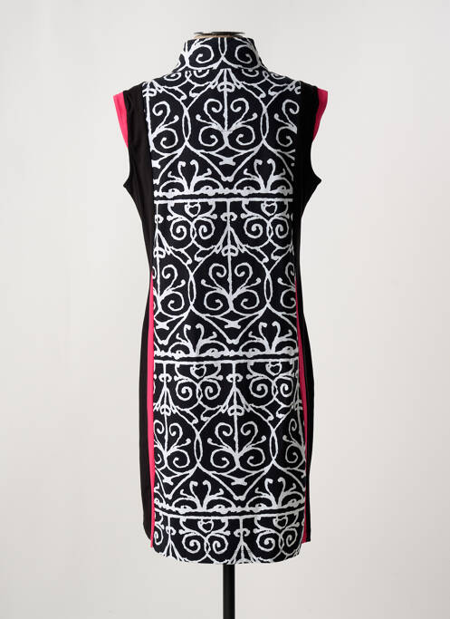 Robe mi-longue noir DOLCEZZA pour femme