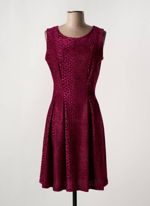 Robe mi-longue rouge FILLE A SUIVRE pour femme