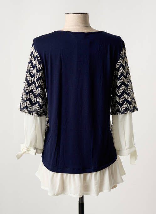 Top bleu ME pour femme