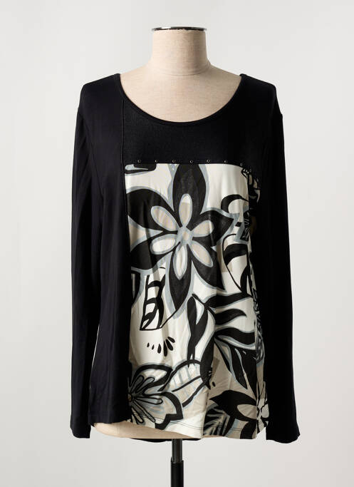 T-shirt noir DOLCEZZA pour femme