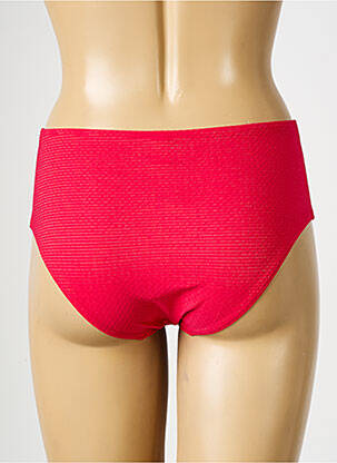 Bas de maillot de bain effet matière satinée culotte rouge SIMONE PERELE femme