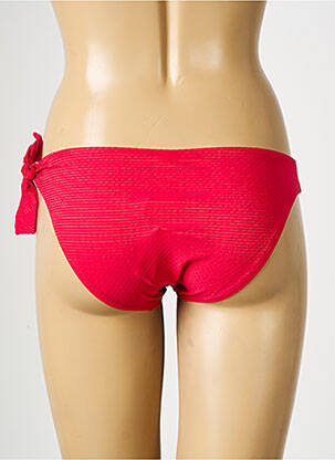 Bas de maillot de bain effet matière satinée culotte rouge SIMONE PERELE femme