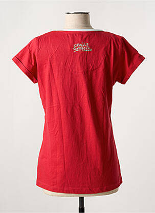 T-shirt imprimé fantaisie manches courtes rouge MISS SIDECAR femme