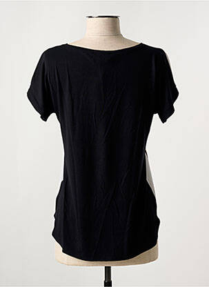 T-shirt imprimé fantaisie manches courtes noir JEAN DELFIN femme