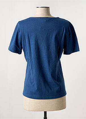 T-shirt stretch manches courtes bleu FIGURE LIBRE femme