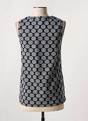 Débardeur stretch sans manche bleu EVER SASSY femme