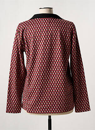 Pull coupe cintrée manches longues rose YERSE femme