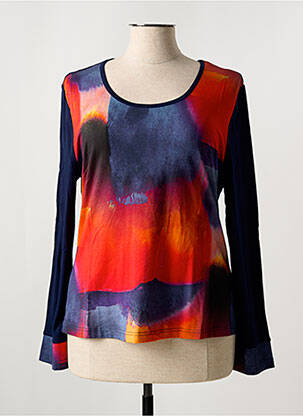 T-shirt manches longues manches longues bleu FIGURE LIBRE femme