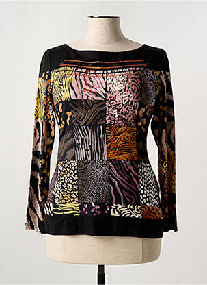 T-shirt manches longues manches longues noir VANGO femme
