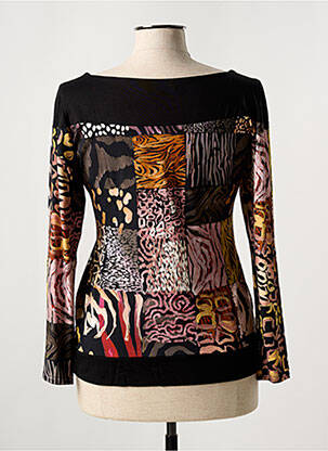 T-shirt manches longues manches longues noir VANGO femme