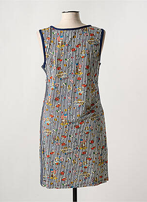 Robe courte sans manche sans manche bleu LO! LES FILLES femme