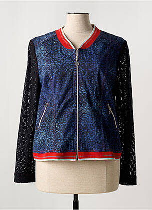 Veste casual poches bleu FILIPINE LAHOYA femme