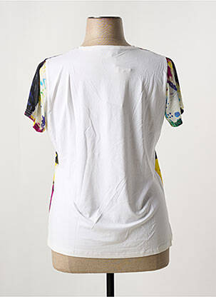 T-shirt imprimé fantaisie manches courtes violet JEAN DELFIN femme