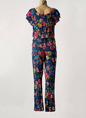 Combi-pantalon manches courtes manches courtes bleu LADY LOL femme