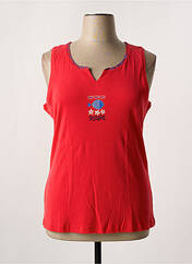 Débardeur rouge THALASSA pour femme seconde vue