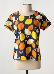 T-shirt bleu LEO & UGO pour femme seconde vue