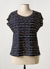 T-shirt bleu LEO & UGO pour femme seconde vue