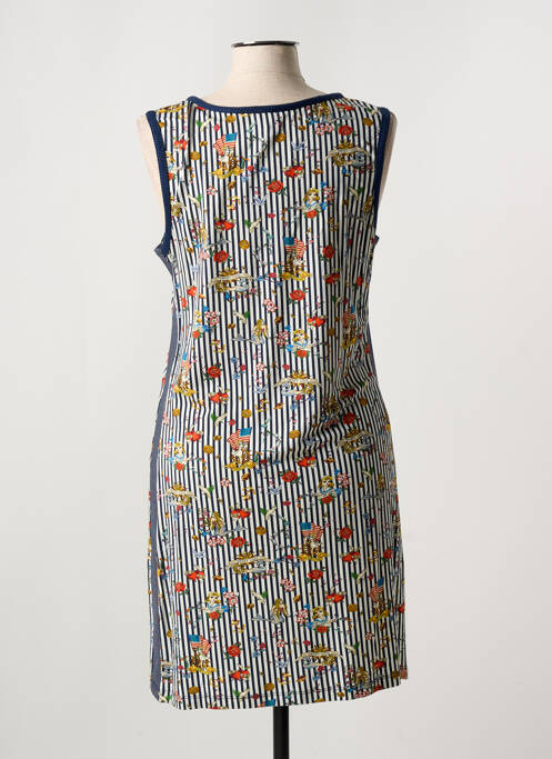 Robe courte sans manche sans manche bleu LOLESFILLES femme