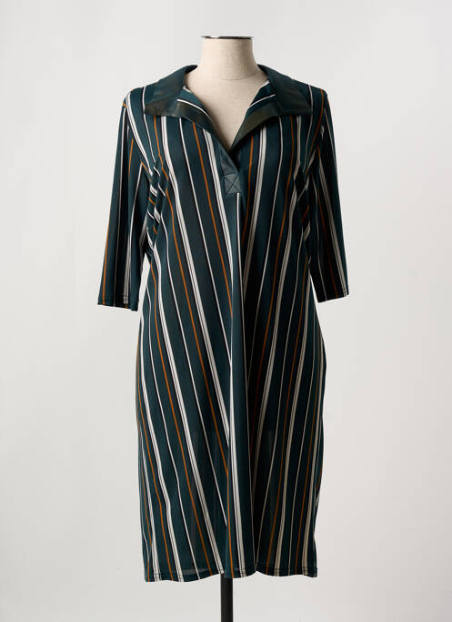 Robe mi-longue vert ROMEO POUR JULIETTE pour femme