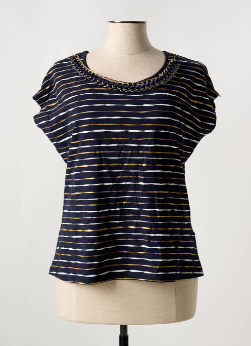 T-shirt bleu LEO & UGO pour femme