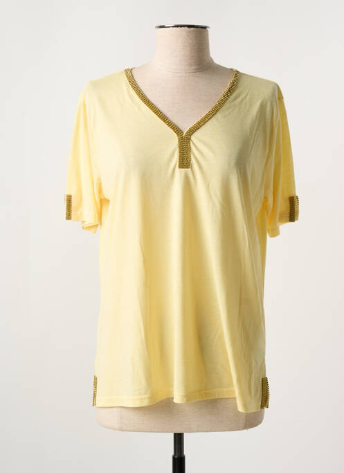 T-shirt jaune LEO & UGO pour femme