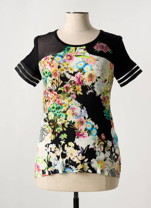 T-shirt noir FILIPINE LAHOYA pour femme