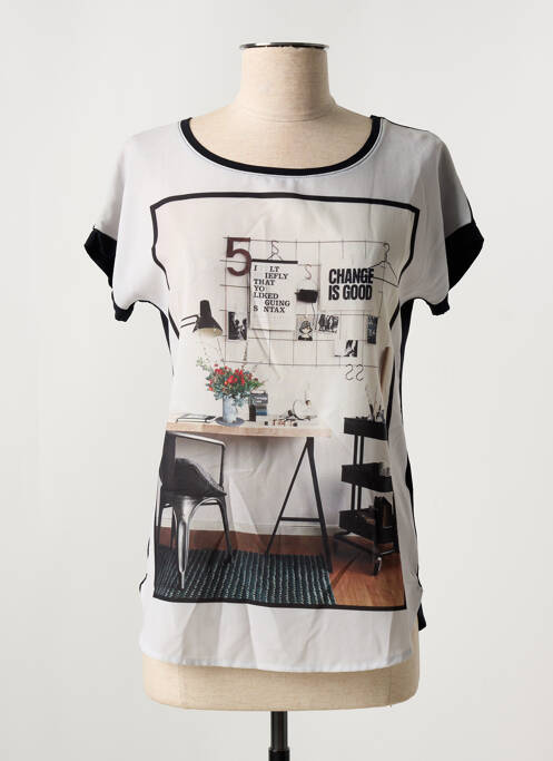 T-shirt noir JEAN DELFIN pour femme