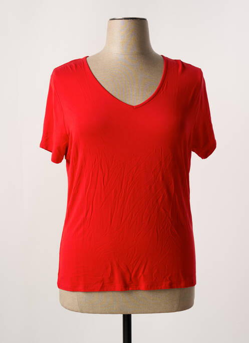 T-shirt rouge LEO & UGO pour femme