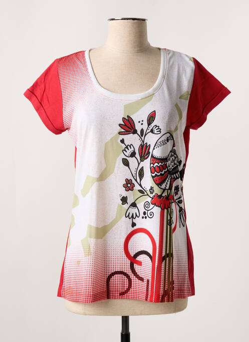 T-shirt rouge MISS SIDECAR pour femme