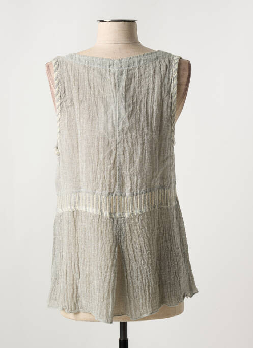 Tunique sans manche gris MARILU pour femme