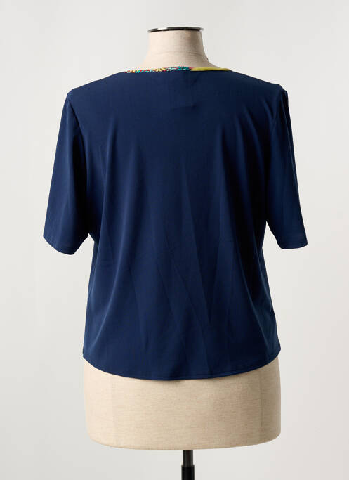 Veste casual bleu JEAN DELFIN pour femme